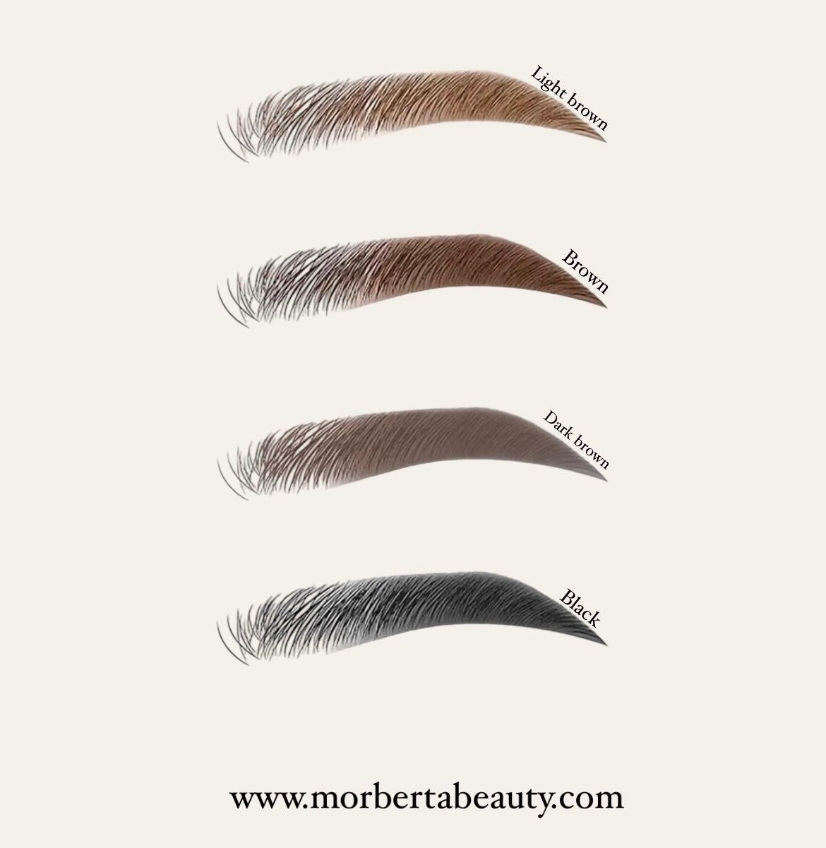 Eyebrows water resistant pencil